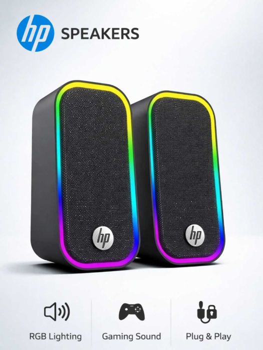 Компьютерные колонки HP DHE-6004C RGB Bluetooth USB AUX 6Вт, kl2