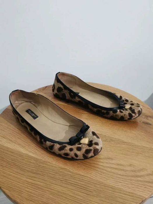 Balerini Dolce & Gabbana animal print leopard Made in Italy marime 38