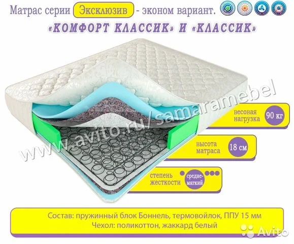 Ортопедические матрасы от производителя: 310 000 сум - Мебель для ...