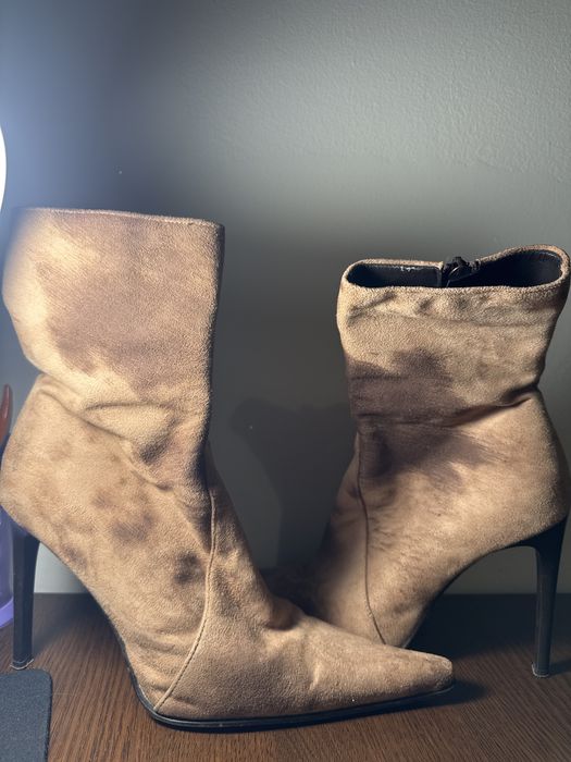 Botine dama maro cu toc