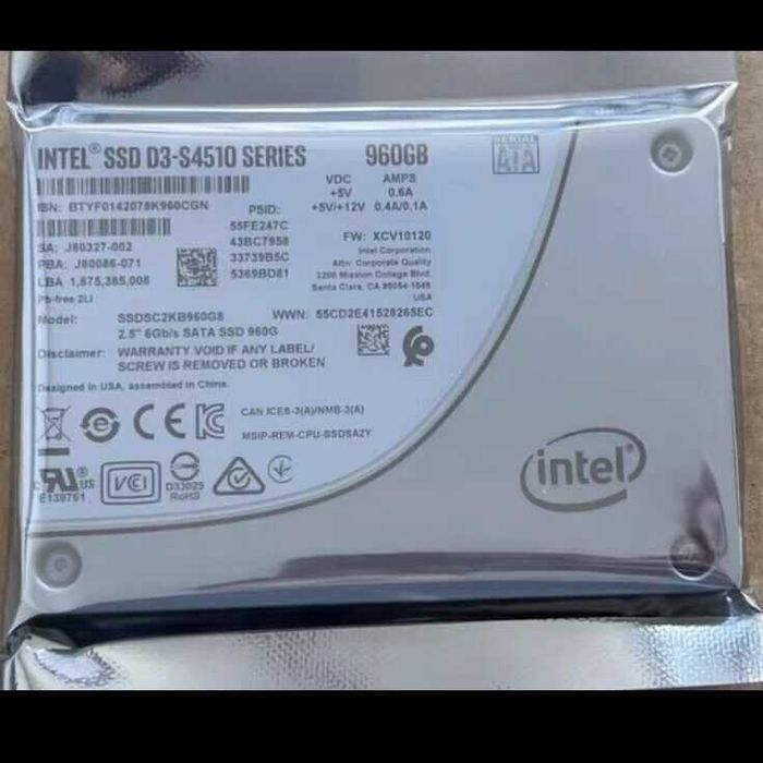 INTEL SSD DC S4510 960GB 2.5" SATA 6Gb/s 3D2 TLC  - pentru server