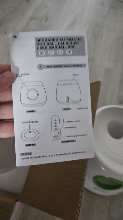 Машина за хвърляне на топки за кучета