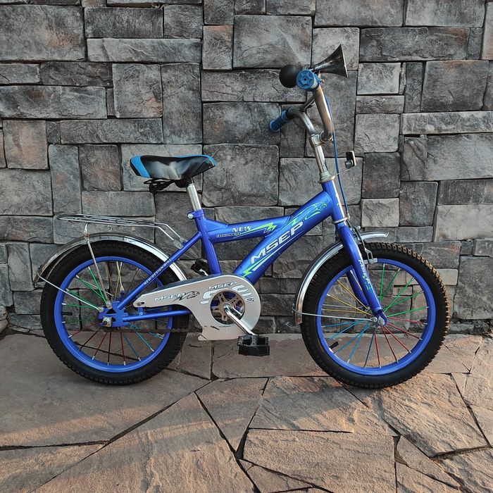 Велосипед велик Msep. Размер 16. Для мальчика.