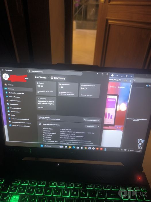 Notebook gaming asus tuf  512 gb