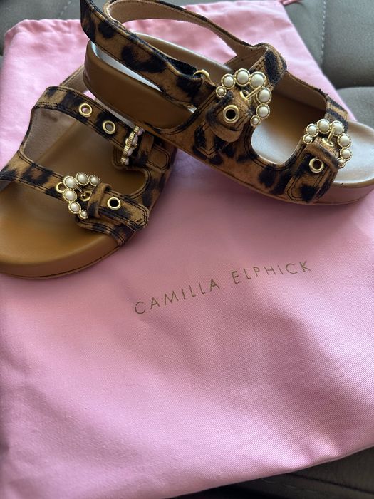 New Дизайнерски обувки Camilla Elphick естес.кожа