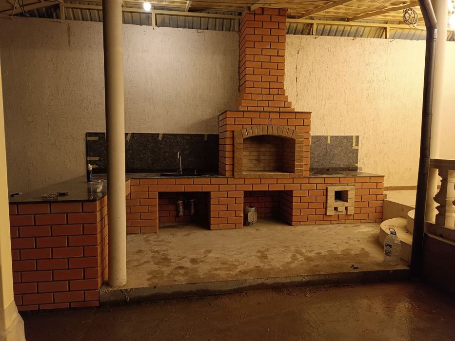 Строим летние кухни быстро и качественно. Ёзги ошхона курамиз.