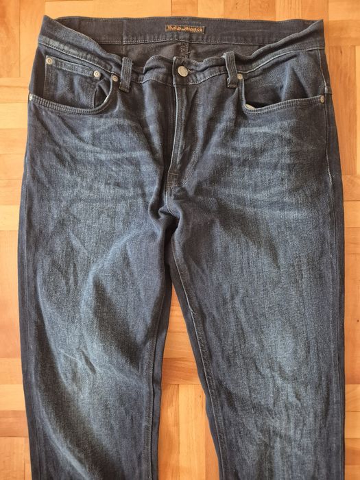 Blugi Nudie Jeans Co. Model: Thin Finn, Organic Cotton, Mărimea W36 / L34