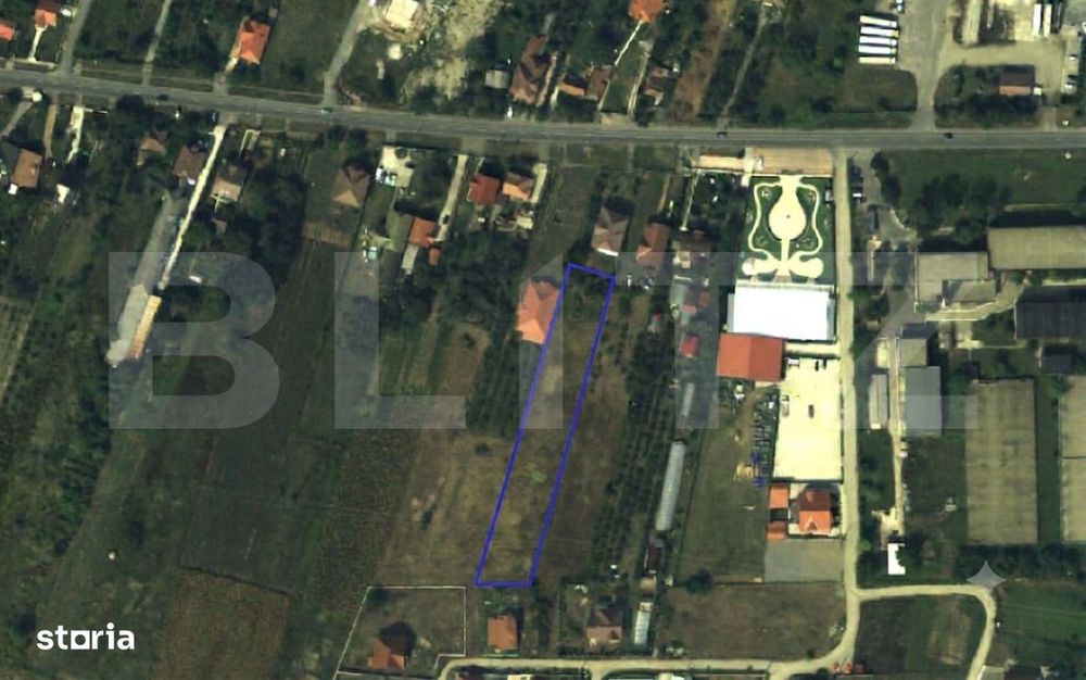 Teren intravilan– 3.089 mp, front 24 ml – zona strada Odoreului