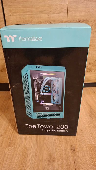 Carcasa Pc THERMALTAKE The Tower 200 turcoaz m-ATX