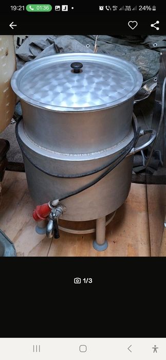 Bazin de fierbere ,marmita utilaje carmangerie .macelarie