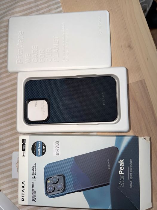 Отигинален калъф pitaka за iPhone 15 Pro Max