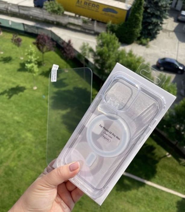 Husa Magsafe Clear Iphone  11 12 13 14 15 16 17