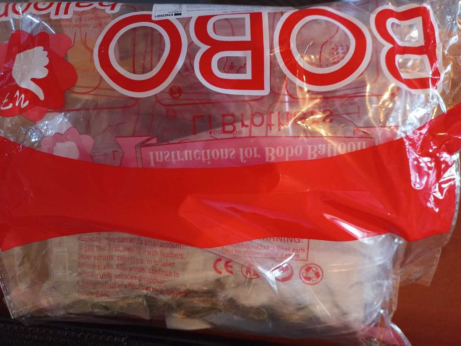 Балони светещи 10 бр - за с хелий, включени лепенки и лампички #парти