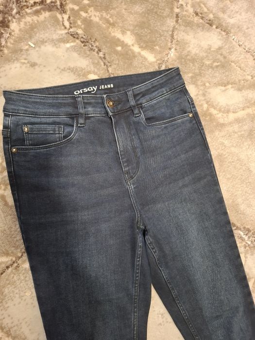 Blugi dama elastici, talie inalta