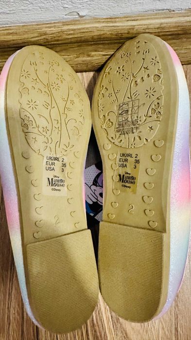 Balerini Minnie Mouse, roz, 35