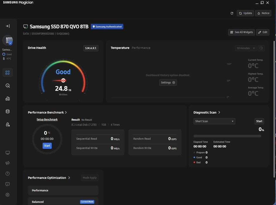 SSD Samsung 870 QVO  8TB