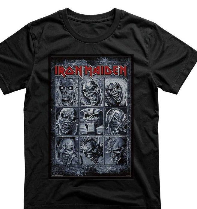 Тениски IRON MAIDEN Айрън Мейдън рок и метъл  тениски XS-5XL