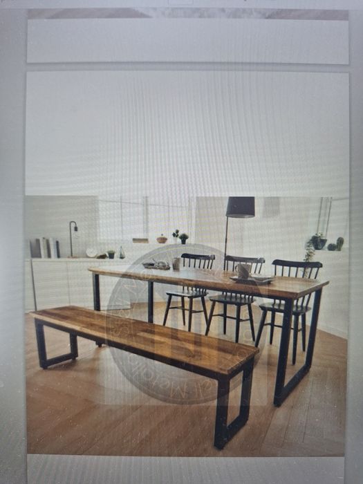 Мебели от метал и дърво