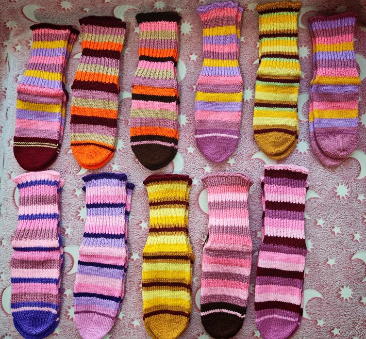 Плетени, топли чорапи