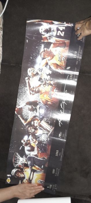 Плакат баскетбольный с Коби