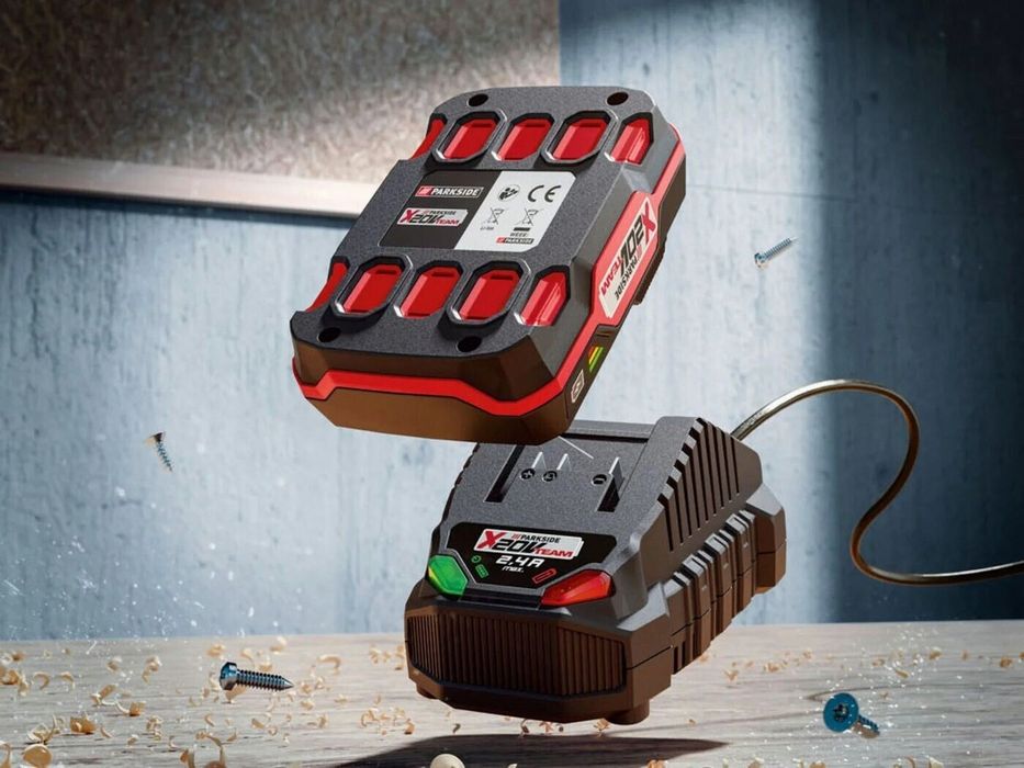 20V комплект Parkside Зарядно и Акумуторна батерия 2Ah РАР 2 и PLG 20 C1
