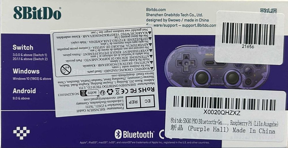 Gamepad 8BitDo SN30 Pro Bluetooth wireless [#21656#]