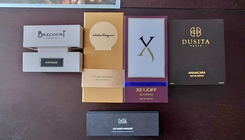 Xerjoff, Dusita, Brecourt, Bdk, Ferragamo