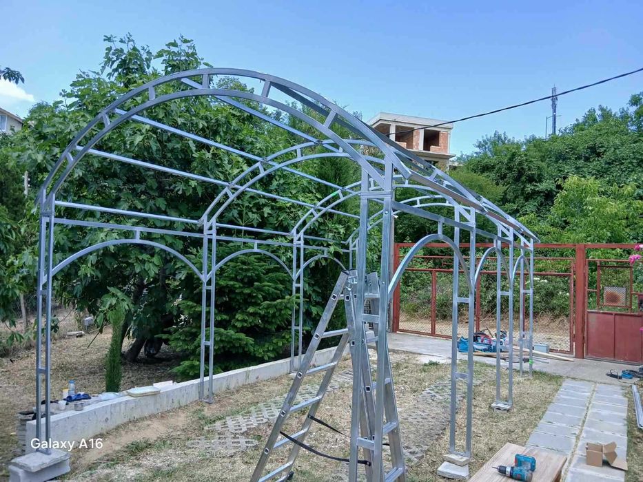 Метален навес за автомобили Primaterra Berlina