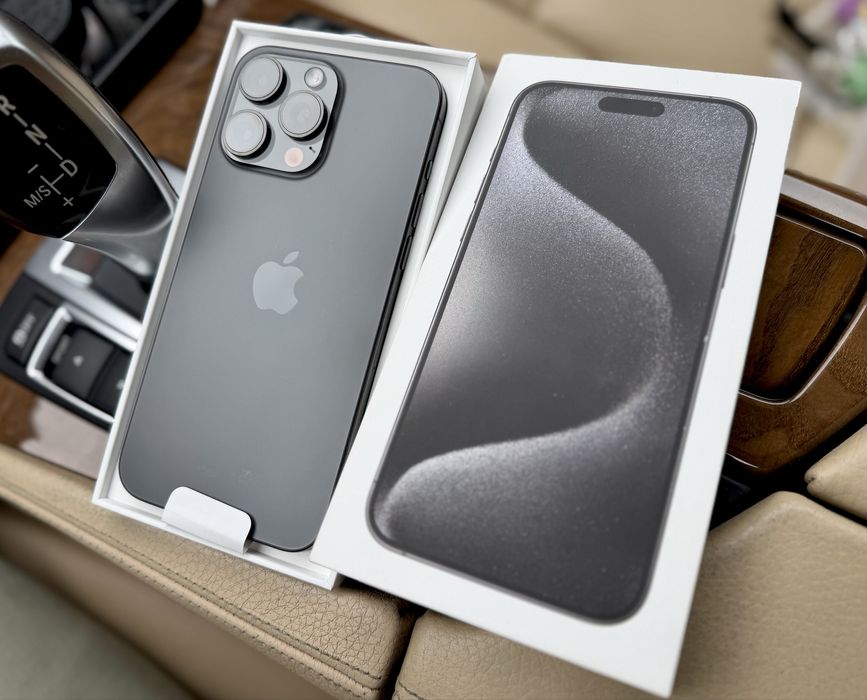 iPhone 15 PRO MAX Titanium Black•256GB•Neverlocked | Fullbox |
