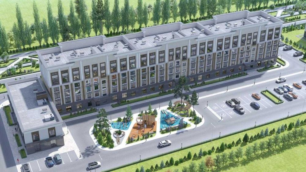 Евро двухкомнатная квартира в ЖК Онер р.Береке