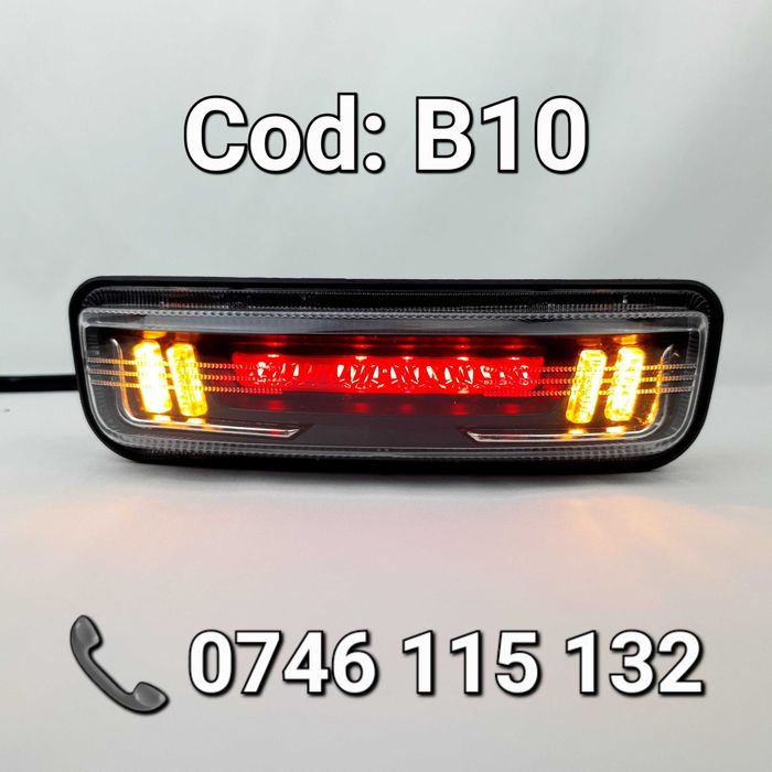 Lampă Stop LED Universală 48-60V cu Semnalizare, Frână și Poziție pentru CityCoco și Scutere Electrice – B10