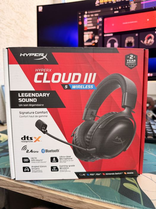 Casti hyper x coud 3 s wireless