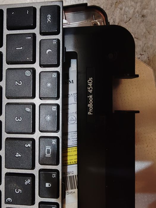 Запчасти HP probook 4540s