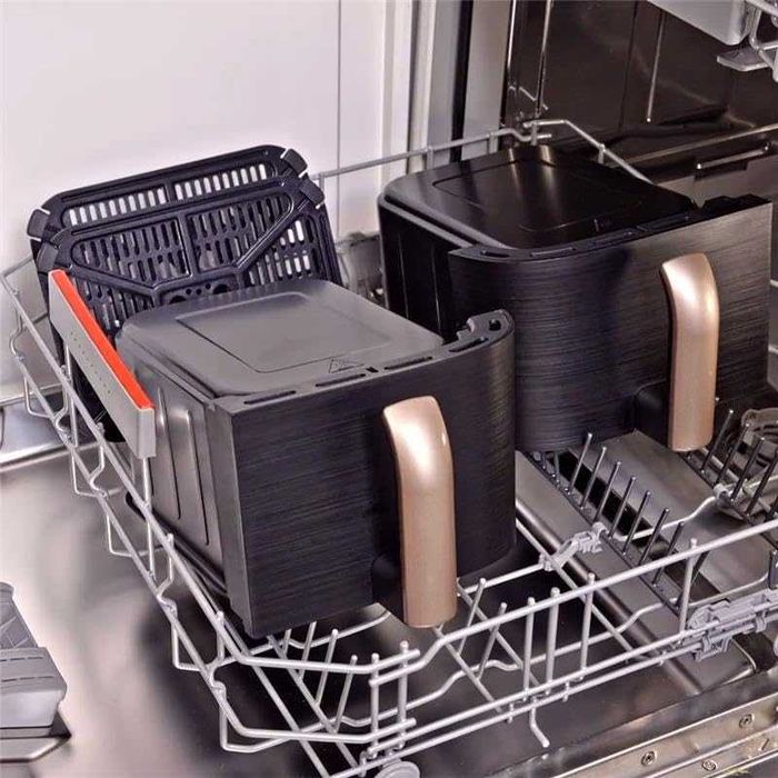 Фритюрник / еър фрайър Russell Hobbs Rapid AirFryer 27681-56, 2 камери