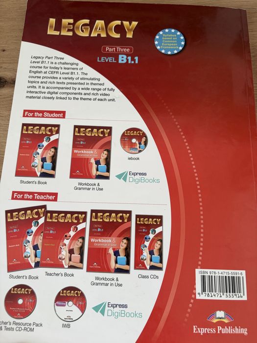 Учебник по английски Legacy Level B1.1 Part 3 – Express Publishing