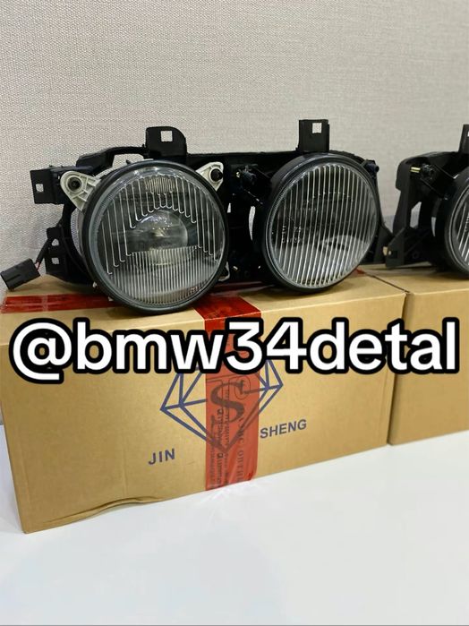 Фара на бмв Е34 Hella Black (китай)