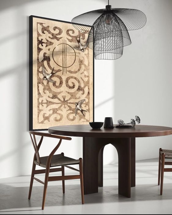 этно картина   қазақы  үлгіде