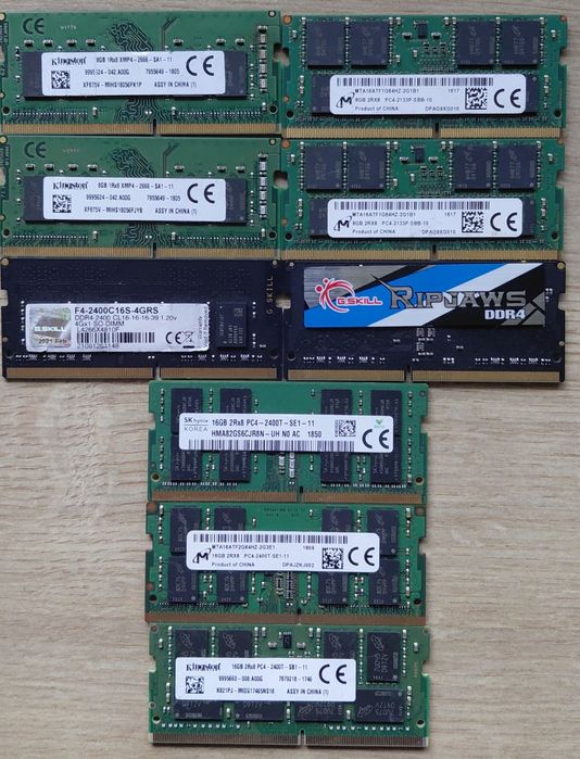 Memorii laptop DDR3L de 8gb si DDR4 de 4gb sau 8gb sau 16gb
