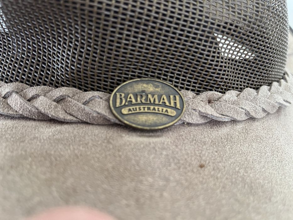 Palarie piele cowboy BARMAH , autentica , made in Australia