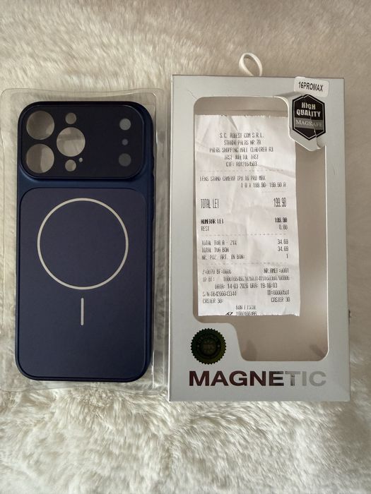 Husa iphone 16 ProMax imita 17 ProMax cu MagSafe