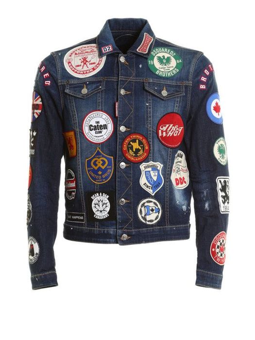 Dsquared2 patch denim jacket