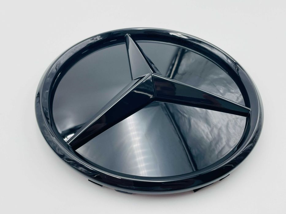 Emblema Compatibila Mercedes grila w213 crom/negru