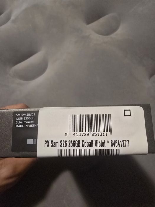 Samsung S26, 256gb, Cobalt Violet
