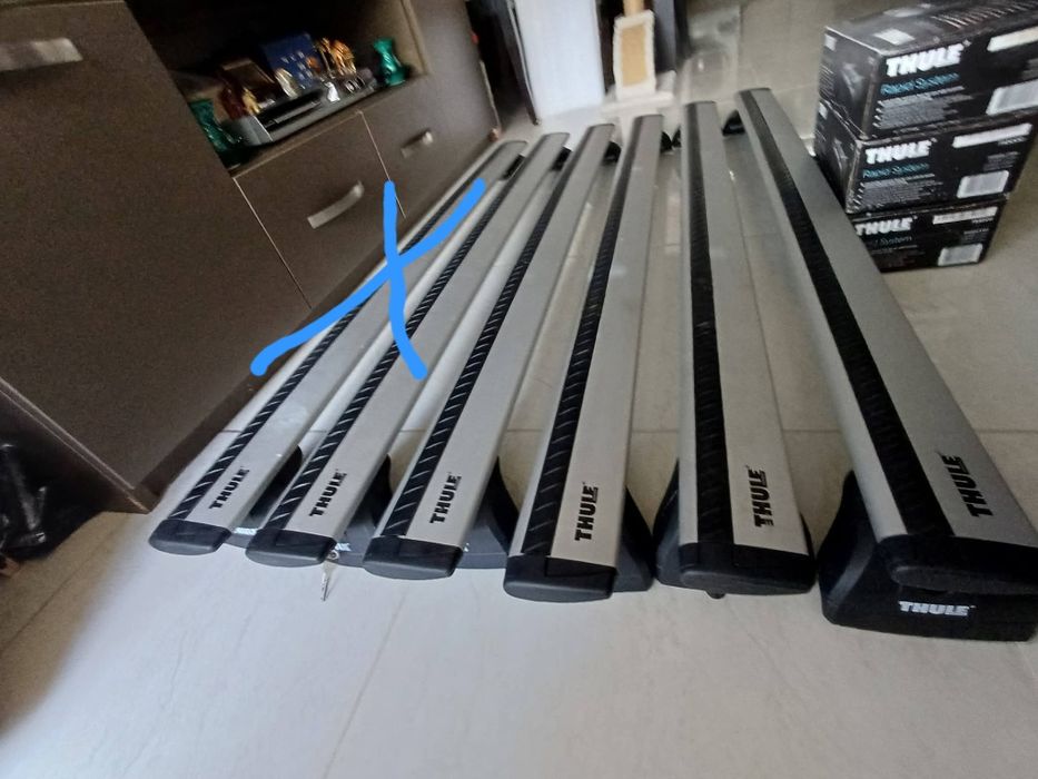 Напречни греди, багажник Thule wingbar evo за Mercedes C-E class