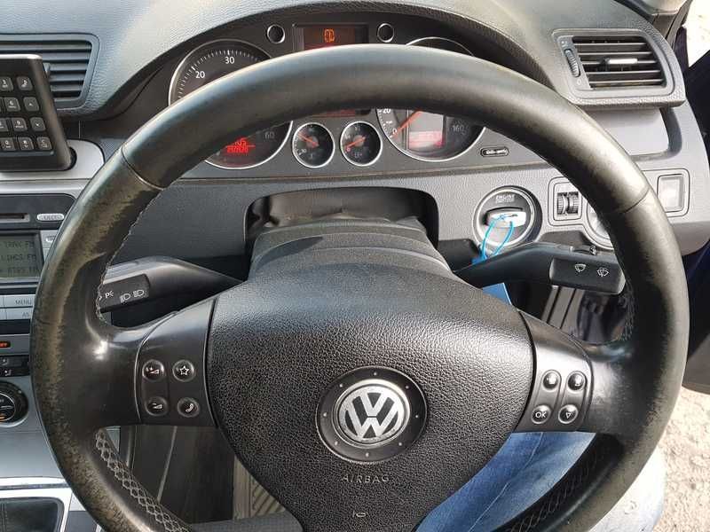 Volan 3 Spite cu Comenzi FARA Airbag VW Passat B6 2005 - 2010
