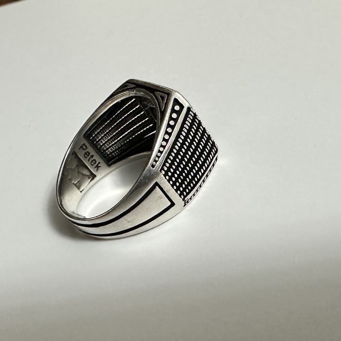 Серебряное мужское кольцо 21