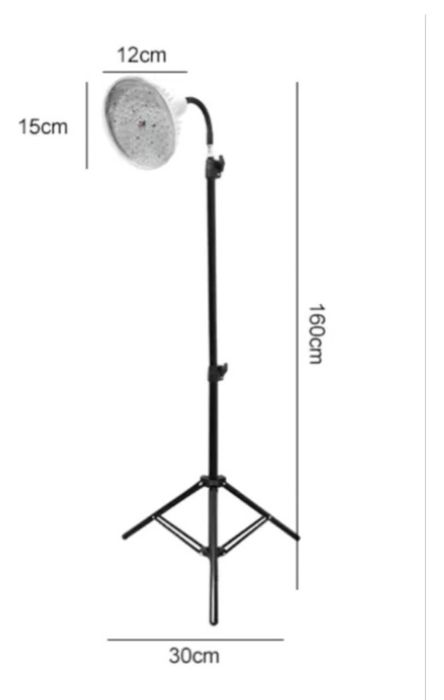 LED лампа для рассады на штативе 50w