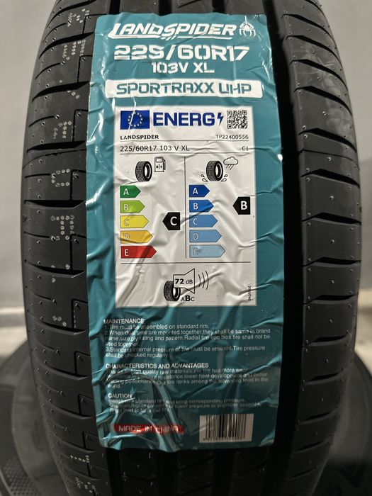 Нови летни гуми LANDSPIDER UHP 225/60R17 103V XL НОВ DOT 2256017
