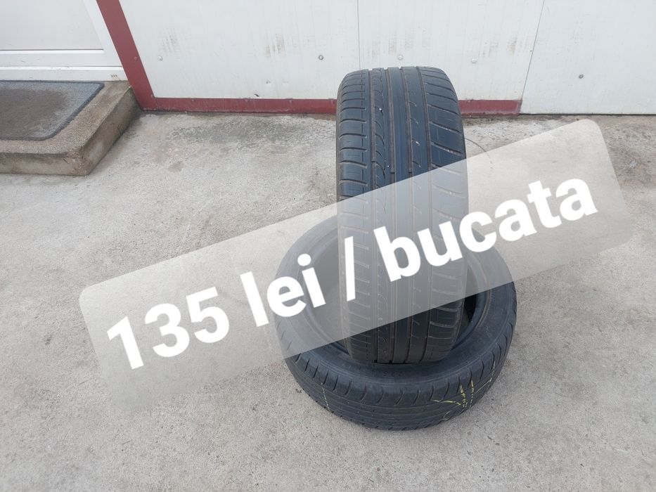 135 lei bucata! Doua anvelope de vara 225 45 r17 Dunlop