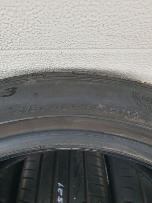 Летни гуми 4 броя HANKOOK VentusPrime3 215 45 R17 дот 0521